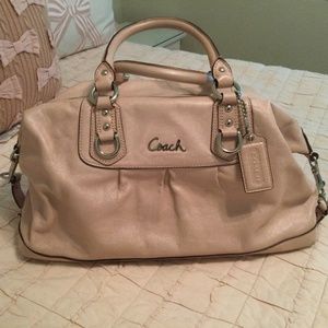 Pink Coach Handbag